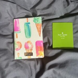 NWT Kate Spade Passport Holder Shore Street Ice Pop Popsicle Ice Cream L…